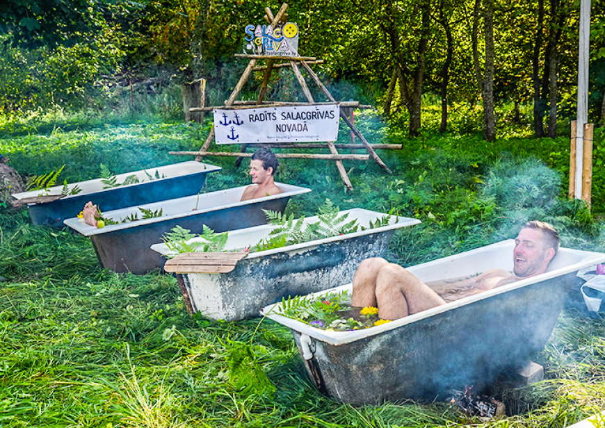 «Večus» Salacgrīvā gaidīja labjūtes stacija