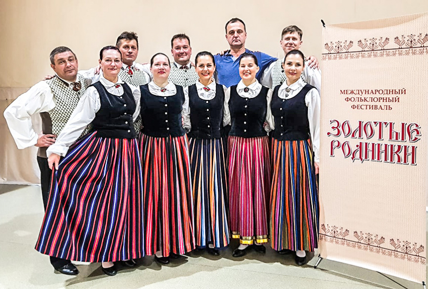«Jampadrača» dejotāji starptautiskā festivālā Pleskavā