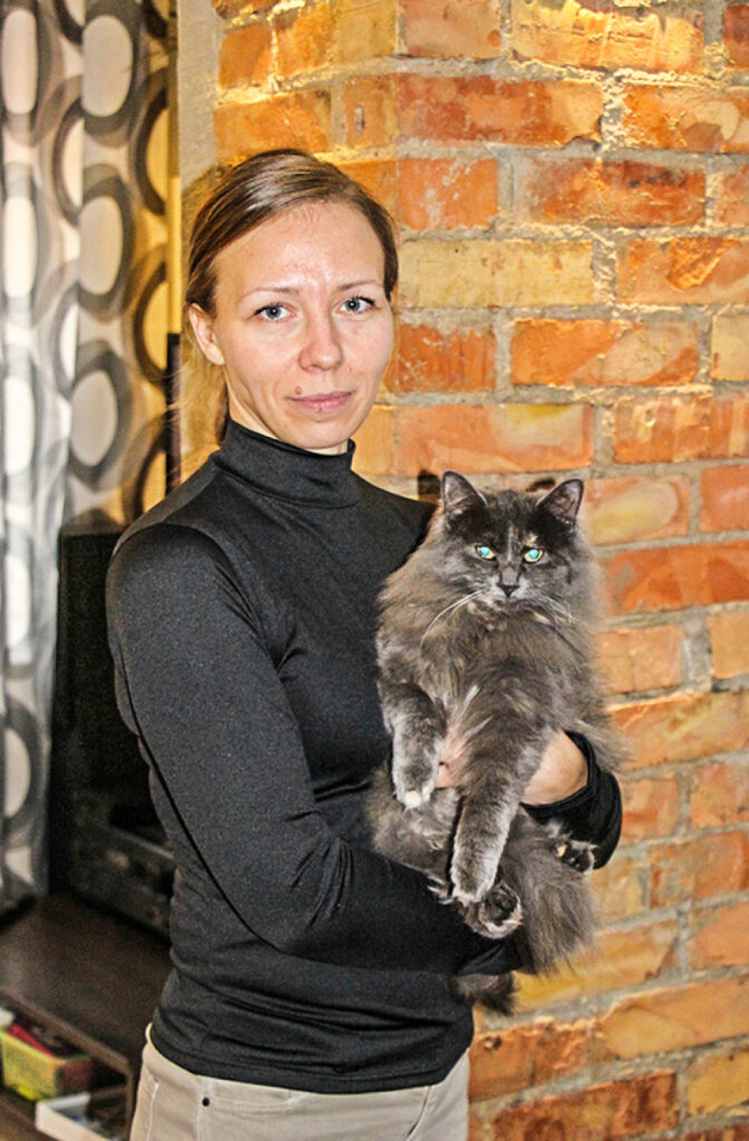 Baiba un viņas ģimene jaunajās mājās jūtas labi