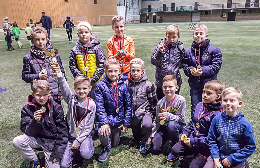 Limbažu mazie futbolisti uzvar «Tiger Cup» turnīrā