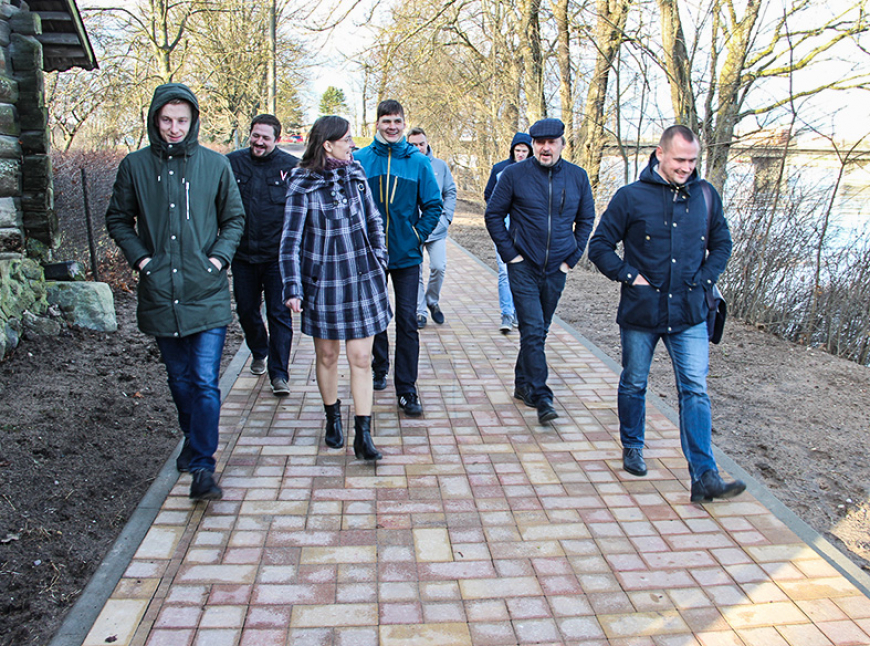 Pabeigti darbi Krasta ielā Salacgrīvā