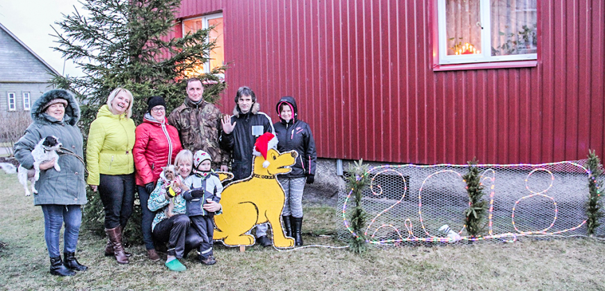 Žūrija apskatījusi konkursa «Ziemas rota» dalībnieku veikumu Salacgrīvas novadā