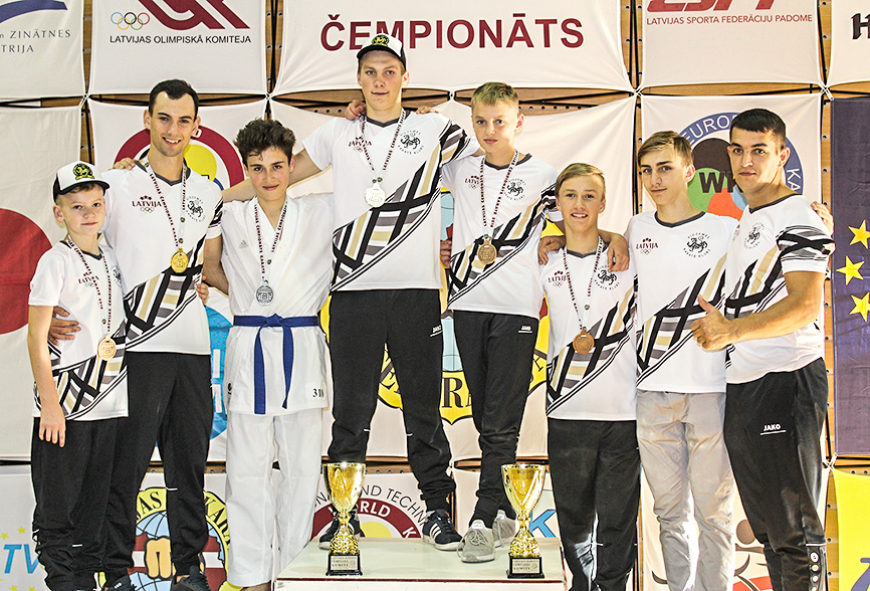 Alojiešu panākumi Latvijas karatē čempionātā