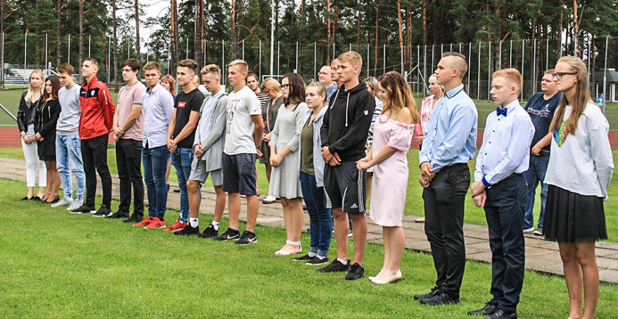 Arī Ģenerāļa Pētera Radziņa Staiceles Sporta profesionālajā vidusskolā sācies jaunais mācību gads