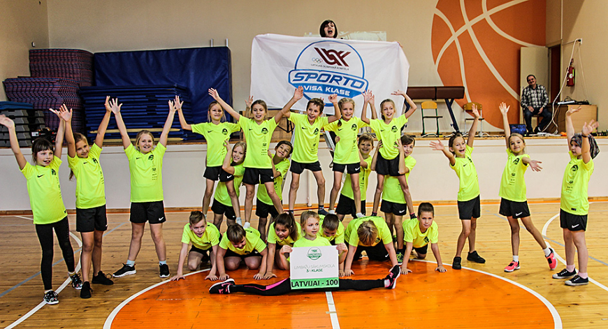 Sākusies projekta «Sporto visa klase» piektā sezona