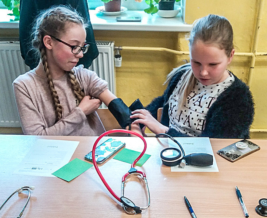 Veselības diena Krišjāņa Valdemāra Ainažu pamatskolā