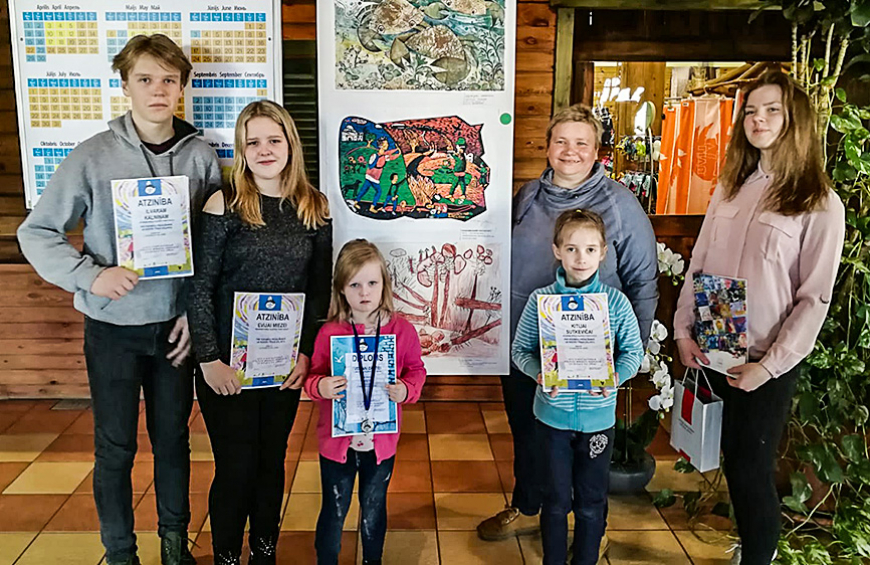 Viļķenes un Limbažu skolēnu panākumi konkursā «Es dzīvoju pie jūras»