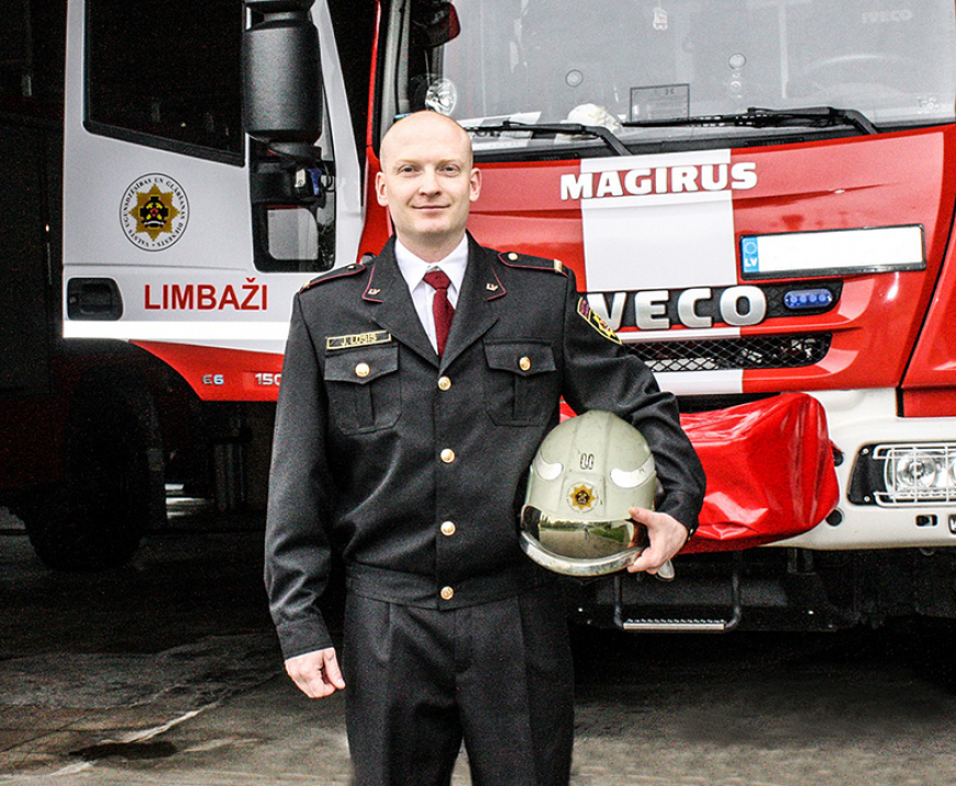 Būt ugunsdzēsējam glābējam nozīmē būt patriotam