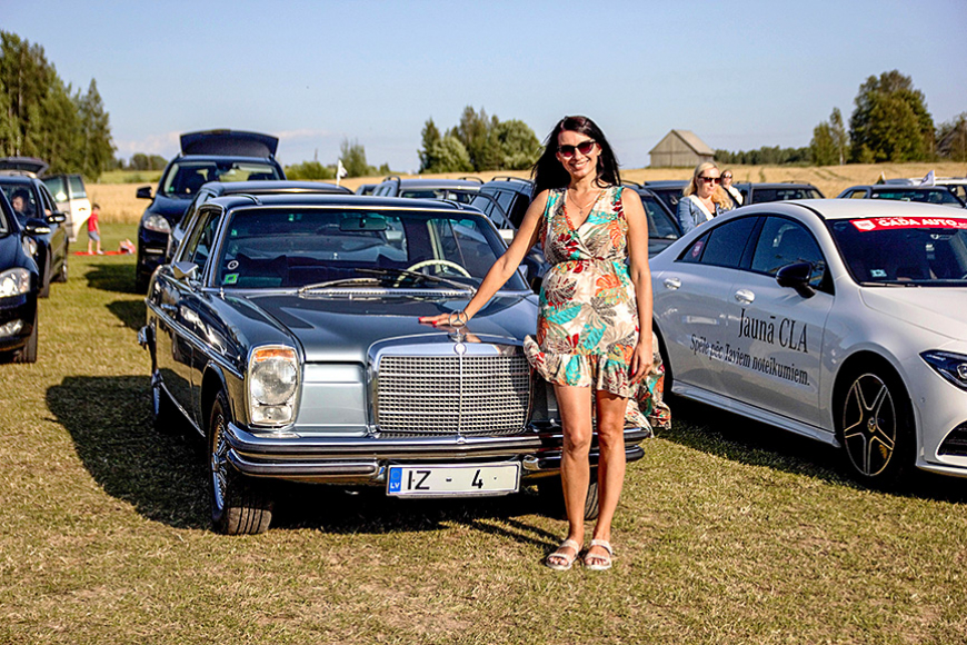 Mūspuses iedzīvotāji iedvesmo «Latvijas Mercedes-Benz kluba» biedrus