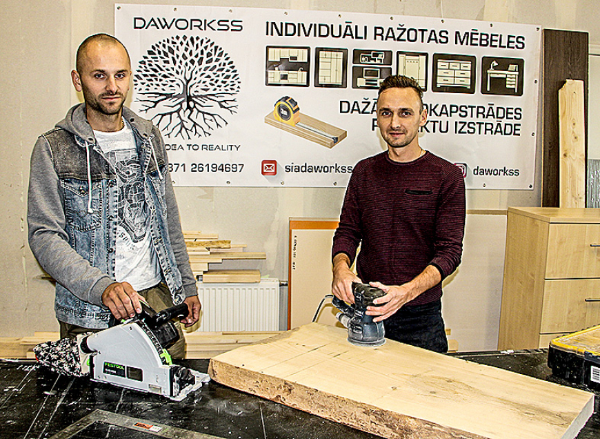 «Daworkss» ir gatavi īstenot klientu nestandarta idejas
