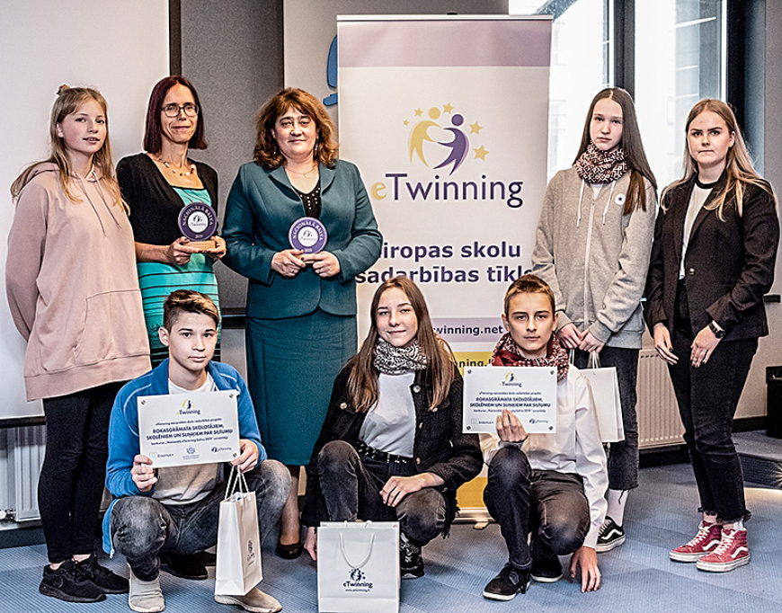 Nacionālā «eTwinning balva 2019» Krišjāņa Valdemāra Ainažu pamatskolas projektam