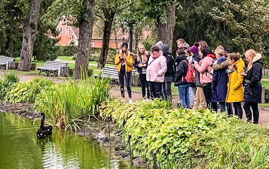 Salacgrīvas vidusskolā atkal viesojas draugi no Handevitas