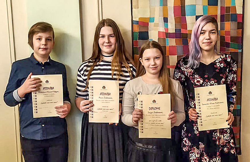 Mūspuses skolēniem panākumi konkursā «Izstāsti man savu sapni!»