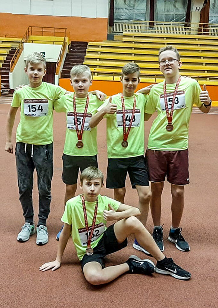 Mūsu U-14 grupas vieglatlēti valsts čempionātā