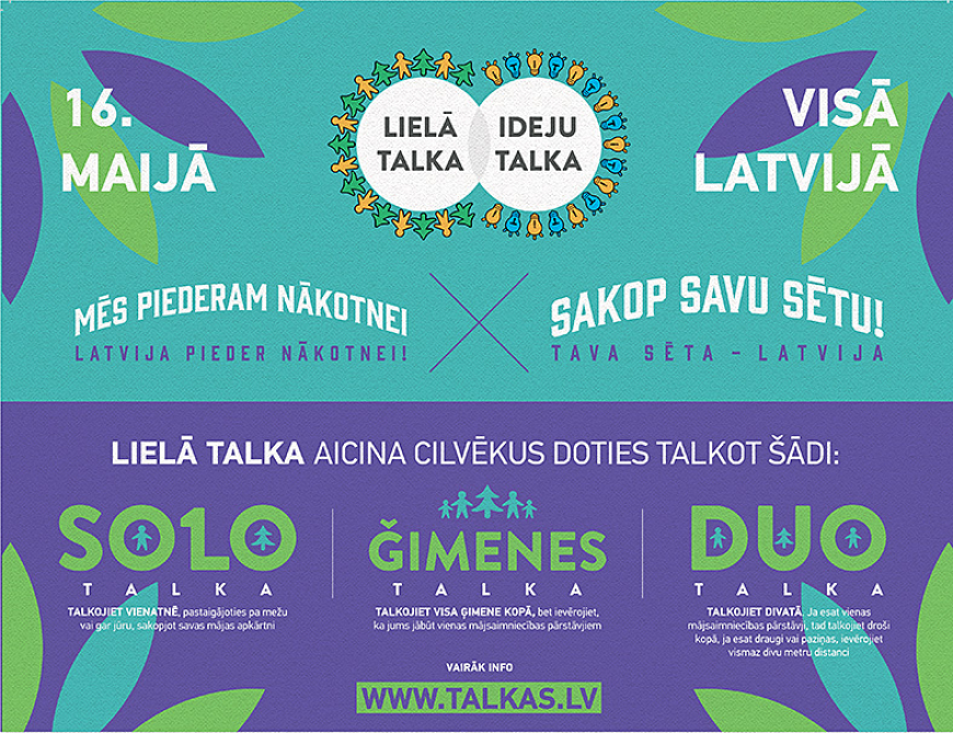 Piedalīsimies citādā Lielajā talkā!