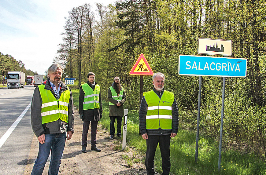 Sāk tranzītielas rekonstrukciju Salacgrīvā
