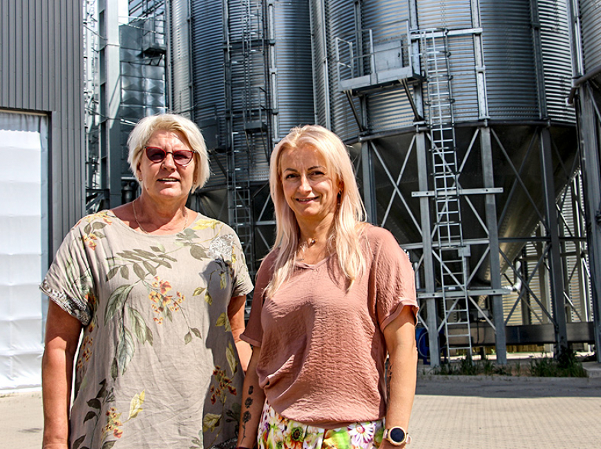 Graudu audzētāji lielā uzņēmuma «Elagro Trade» paspārnē