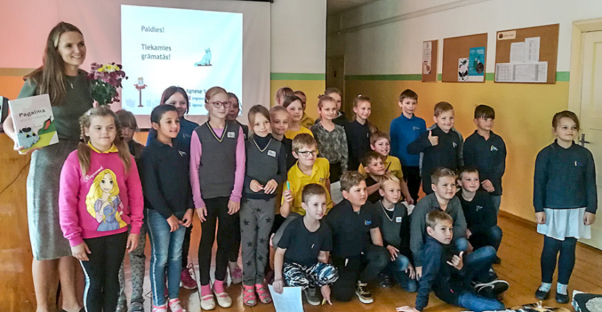 Alojā izzinoša tikšanās ar grāmatu autori Agnesi Vanagu