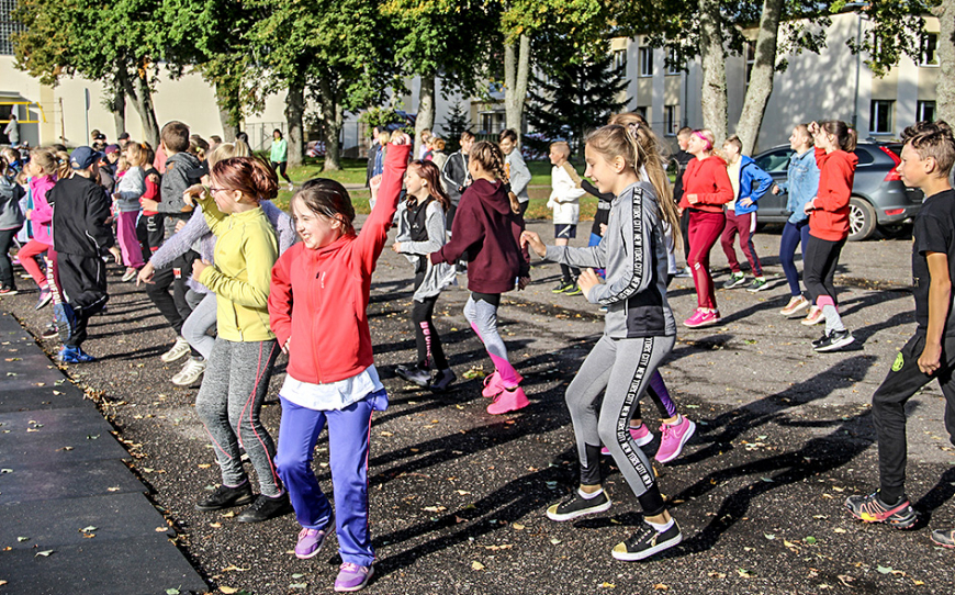 Olimpiskajā dienā piedalās arī mūspuses skolēni