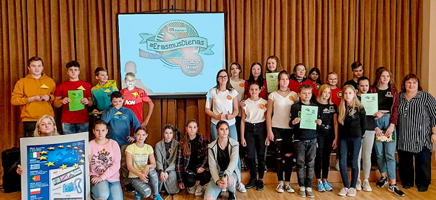 Liepupes pamatskolā rīko «Erasmus dienas 2020»