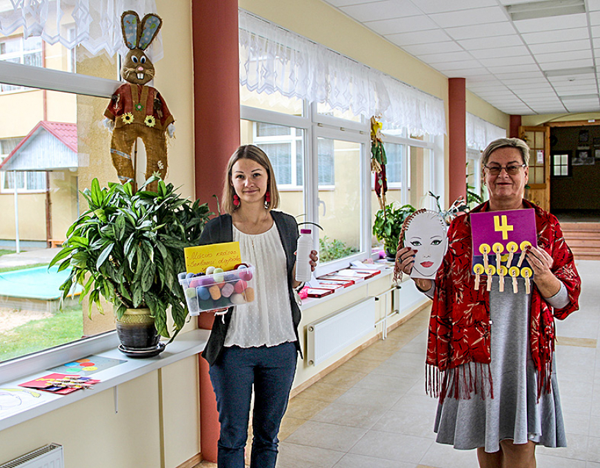 Limbažu «Spārītes» skolotājas izstāda savu “kovidlaika” veikumu
