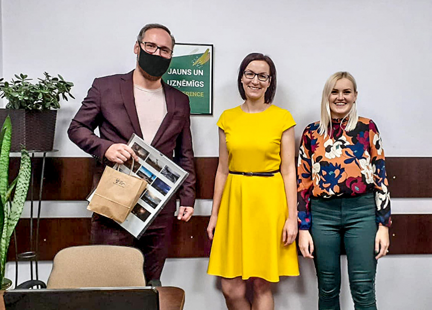 Konferencē rosina sadarboties Salacgrīvas novada jauniešus un uzņēmējus