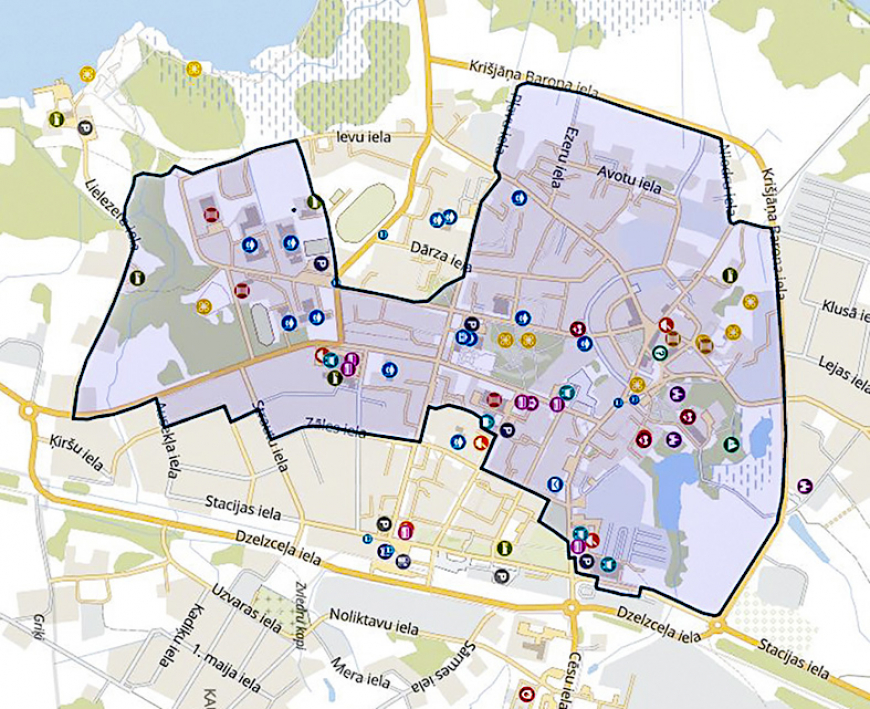 Latvijas kontūru “zīmē” arī Limbažu ielās