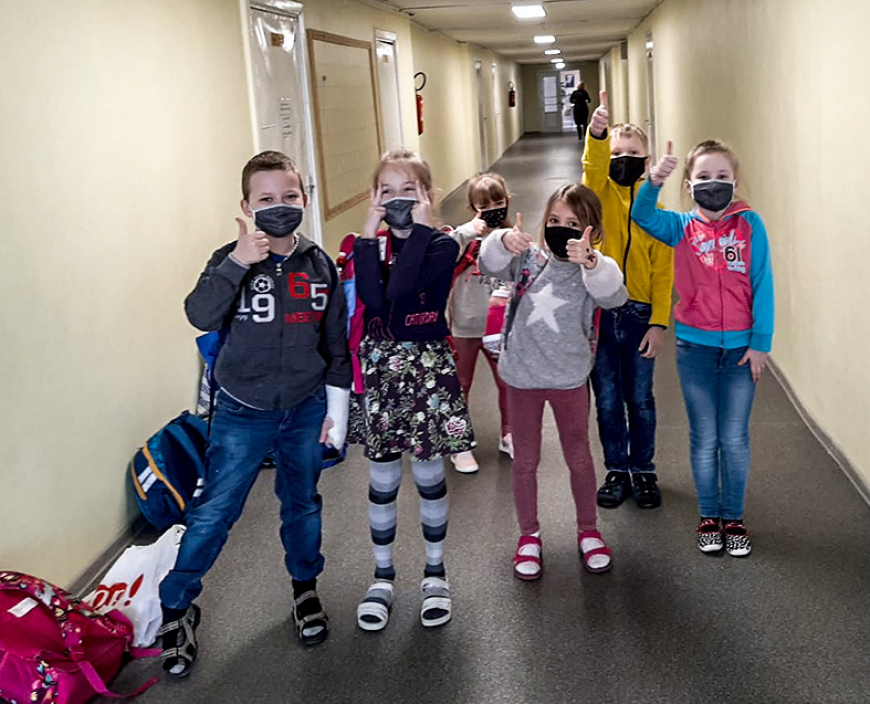 Salacgrīvas novada bērni priecājas par atgriešanos skolā