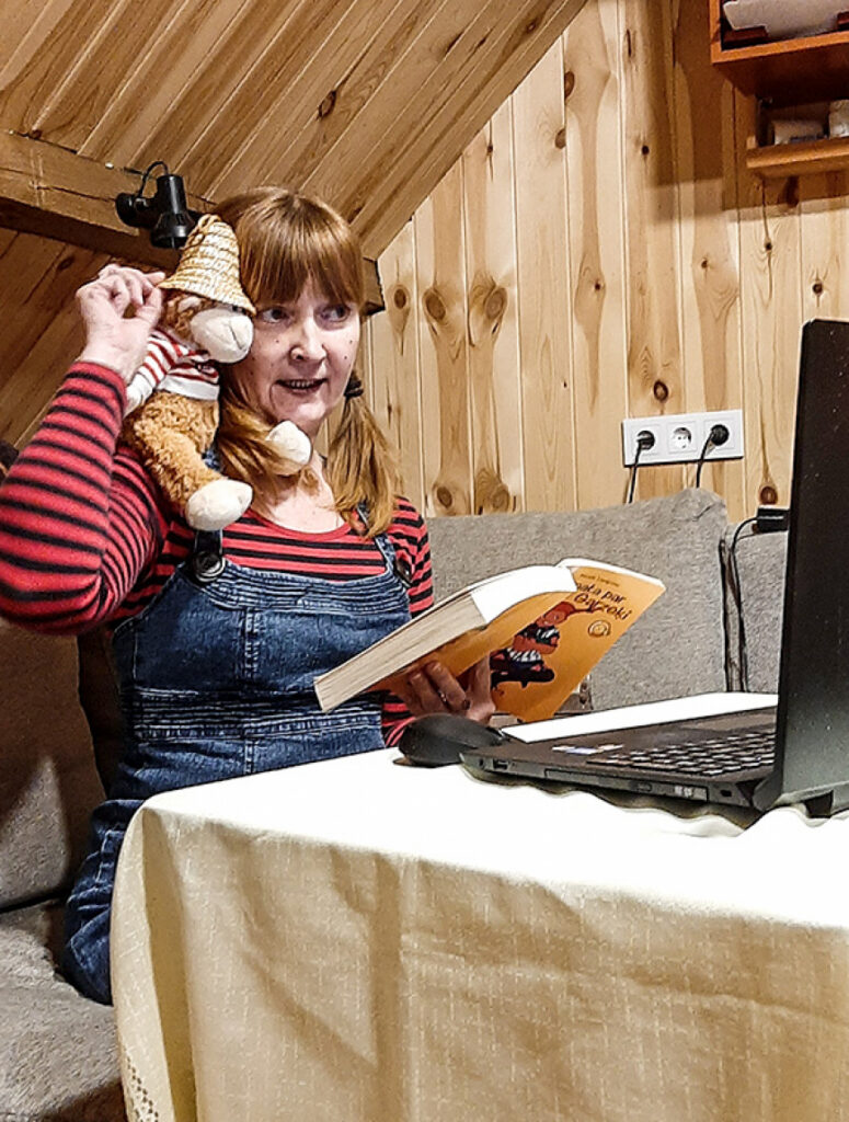 Umurgas skolēniem tikšanās ar Pepiju Garzeķi