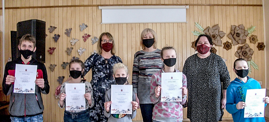 Mūsu skolēni starp konkursa «Mocīša darbnīca» 15 laureātiem