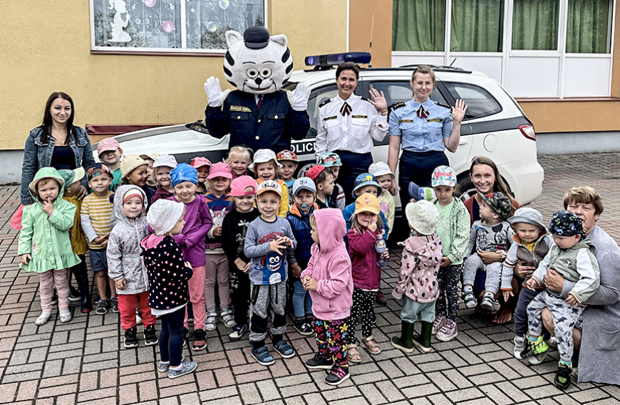 «Spārītē» viesojas policijas inspektori un Runcis Rūdis