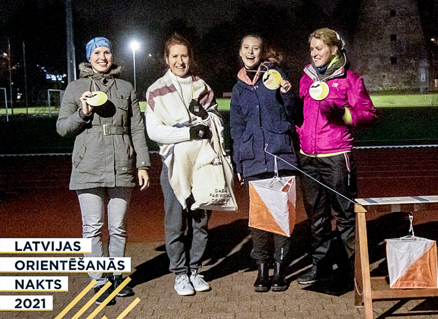 Mūsējie piedalās Latvijas Orientēšanās naktī