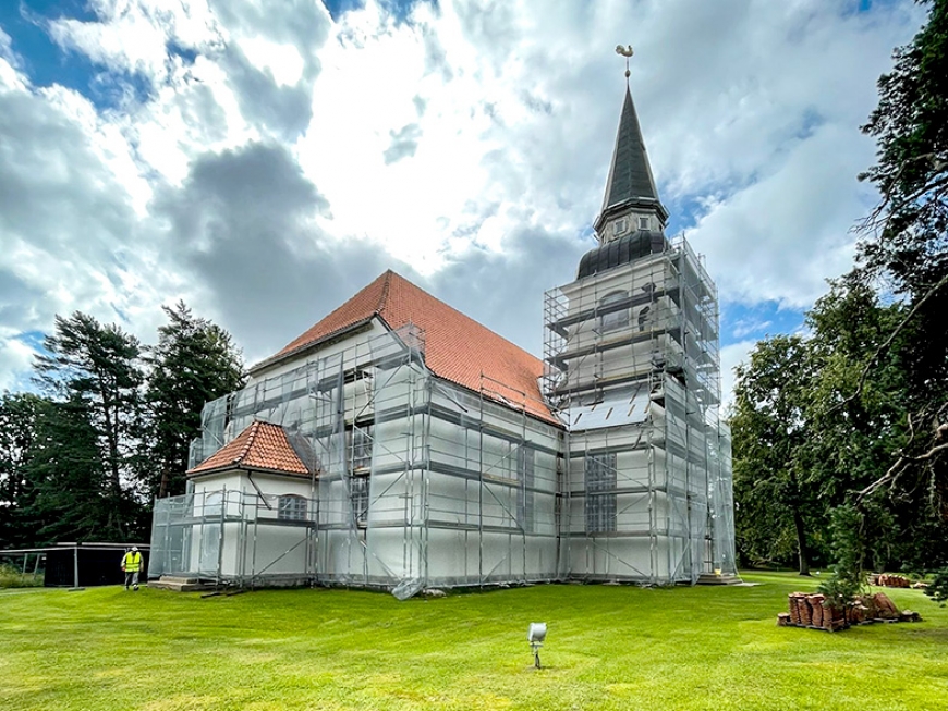 Liepupes baznīca kļuvusi skaistāka