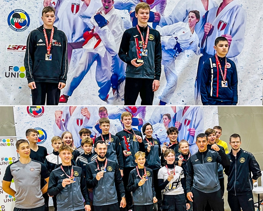 Limbažu karatistiem panākumi Latvijas čempionātā