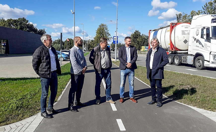 Salacgrīvā pārbūve pabeigta Sila ielā un arī tranzītielā