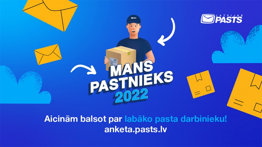 Nobalso par labāko 2022. gada pastnieku un pasta nodaļas operatoru!