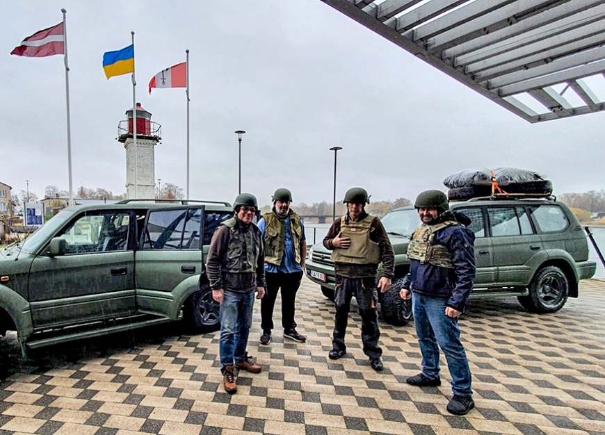 Ziedojumi ir ceļā uz Ukrainu