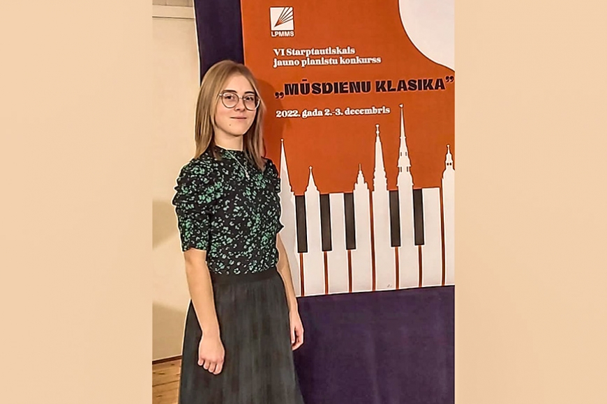 LMMS skolas audzēknei panākumi pianistu konkursā