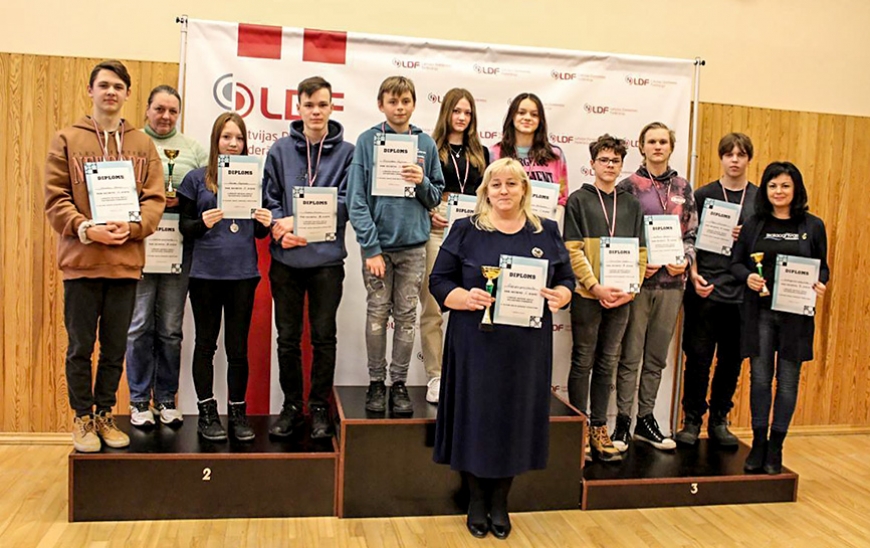 Liepupē aizvadīts skolu dambretes turnīrs