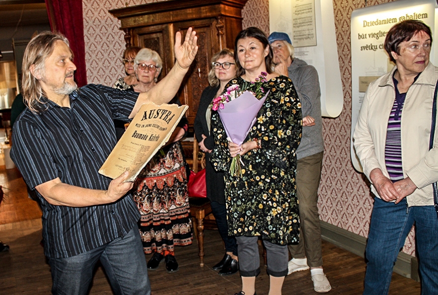 Baumaņu Kārļa 188. jubileju Limbažu muzejā svin ar izstādi un boli