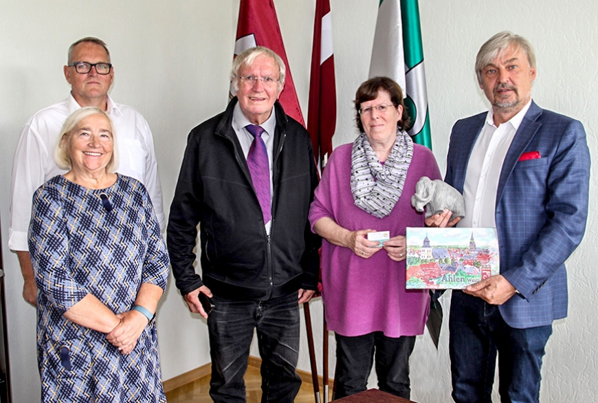 Pašvaldībā viesojas vācieši no Ālenas