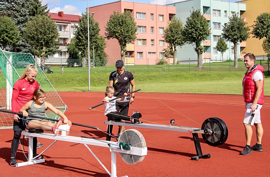 Limbažu novada sporta skola iepazīstina nākamos audzēkņus ar iespējām