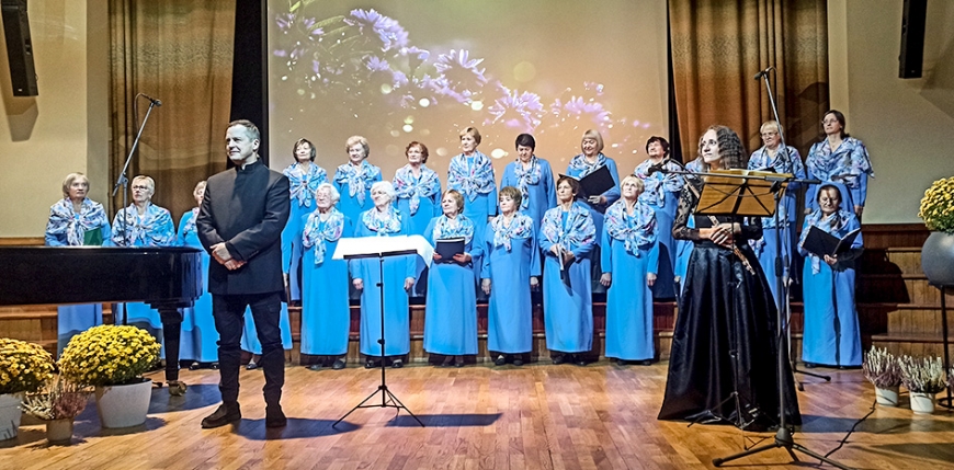 Salacgrīvas senioru sieviešu koris «Salaca» svin jubileju