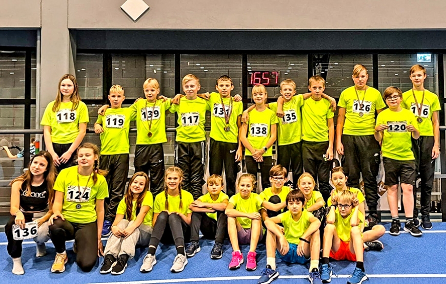 Sporta skolas vieglatlēti ļoti labi iesāk jauno sezonu