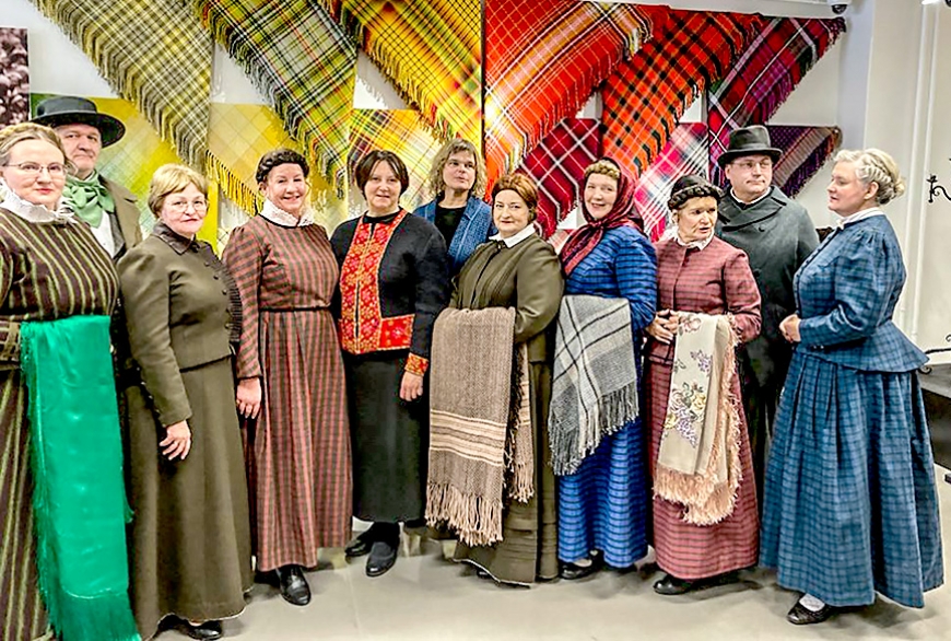 TLMS «Dzilna» smalkie audumi izstādē Igaunijā