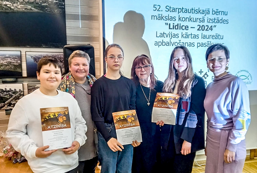 Umurgas skolēnu un BJC audzēknes darbi – starp konkursa «Lidice» laureātiem