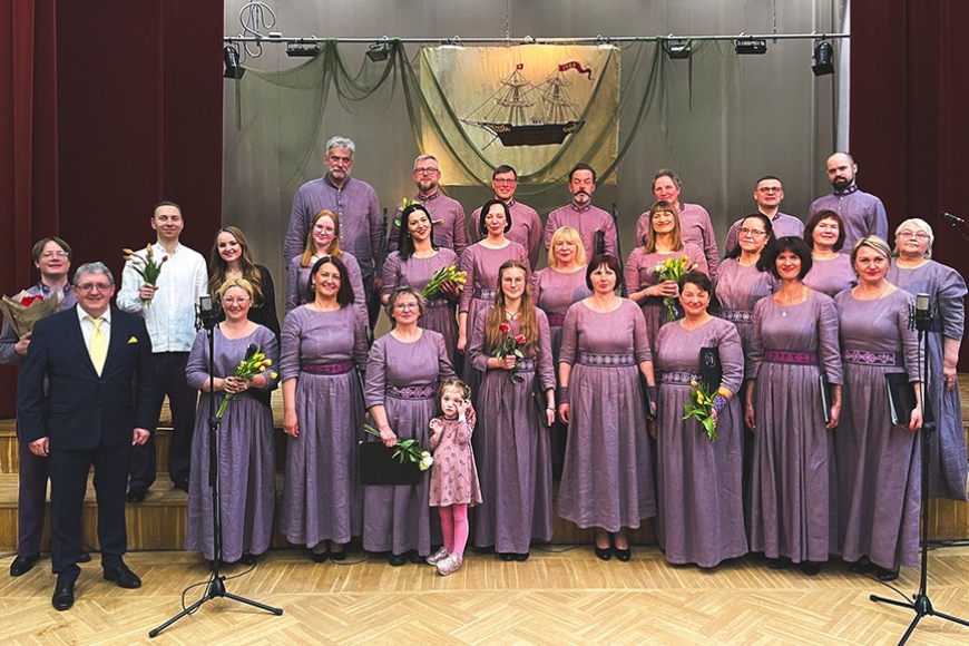 Sirsnīgi aizvadīta jauktā kora «Skulte» 155. jubileja
