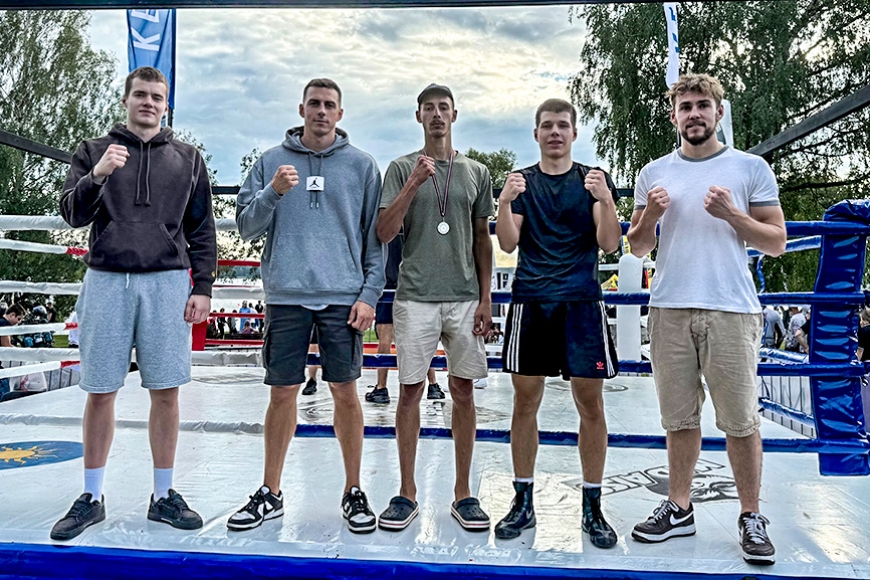 Boksa kluba «Limbaži» audzēkņiem panākumi «Vīru spēlēs»