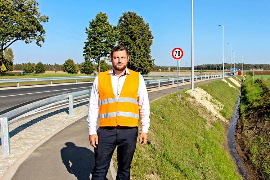 Pārbūvēts reģionālā ceļa posms no Iesalkājas līdz Umurgai