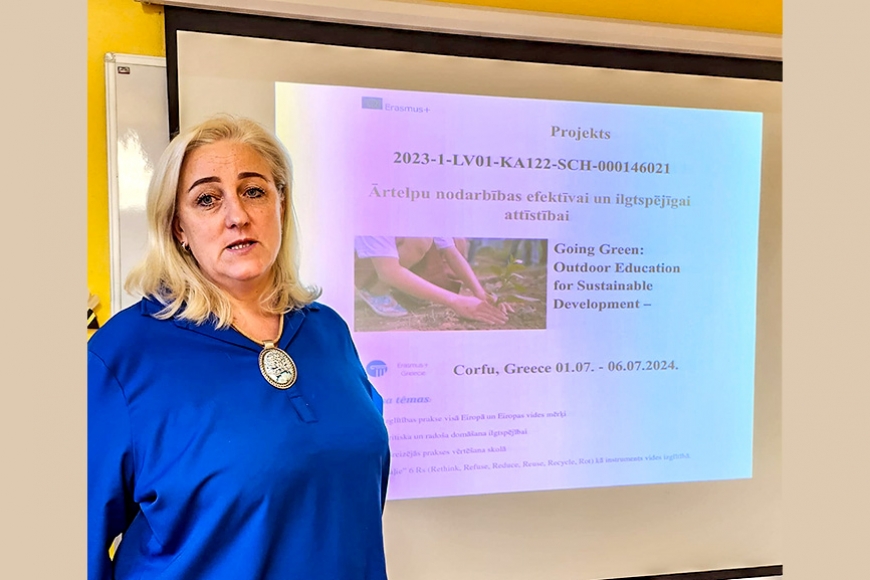 Seminārā tiekas novada sociālās un pilsoniskās jomas skolotāji